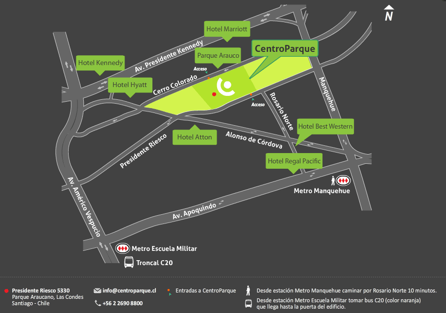 Ubicación Centro Parque